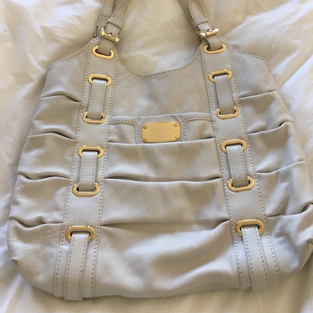 White Michael Kors handbag